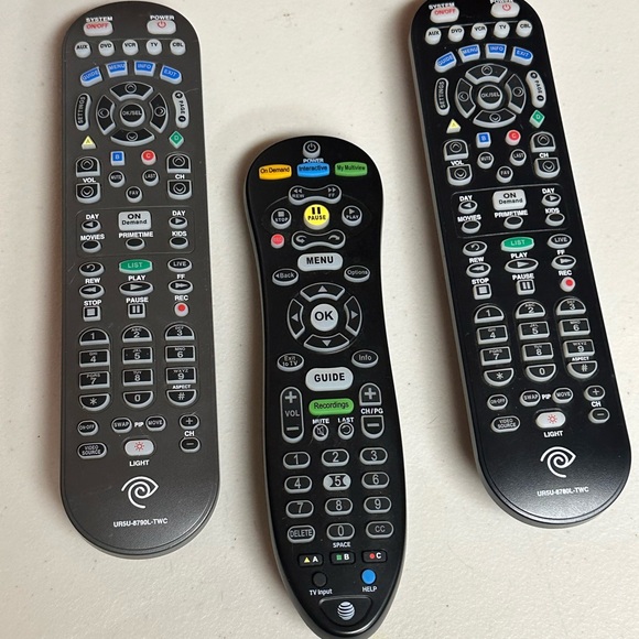remote control Lot Replacement for Time Warner Cable Spectrum and AT&T U-Verse - Picture 5 of 13